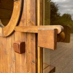 barrel sauna handle