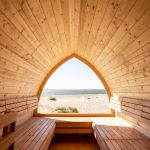 igloo sauna sea view